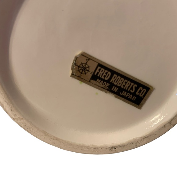 Vintage Fred Roberts Ceramic Fruit Jar Kitchen Canister and Shaker made in Japan - Picture 9 of 10